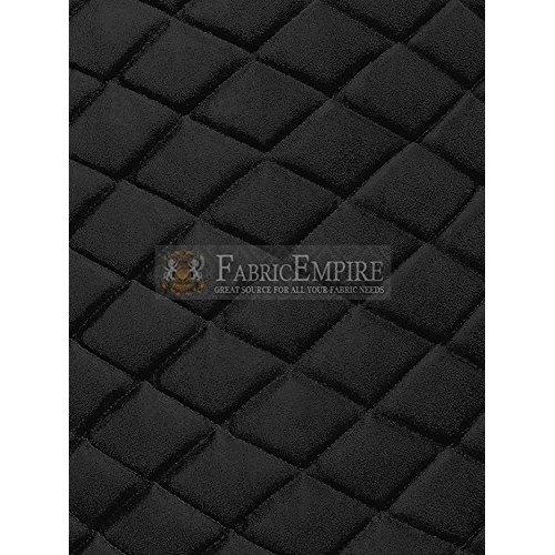 Micro Fiber Passion Suede Fabric Diamond 2 x 3 Quilted Foam Back...