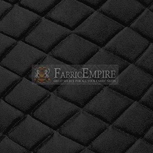 Micro Fiber Passion Suede Fabric Diamond 2 x 3 Quilted Foam Back...