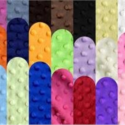 Minky Dimple Dot Blanket Fabric 60 Wide Sold by The Yard Lime