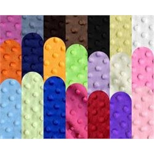 Minky Dimple Dot Blanket Fabric 60 Wide Sold by The Yard Lime