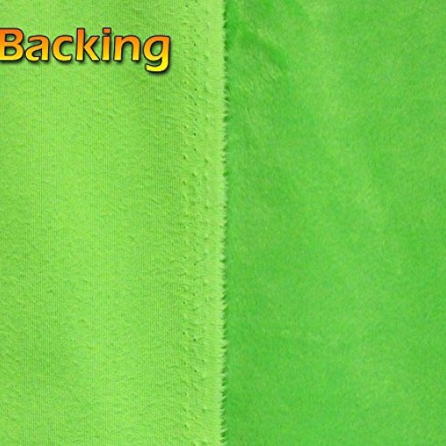 Minky Solid Blanket Fabric 60 Wide Sold by The Yard Lime