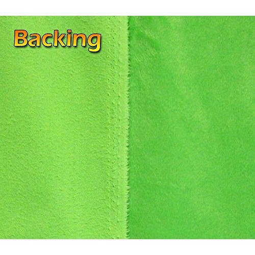 Minky Solid Blanket Fabric 60 Wide Sold by The Yard Lime