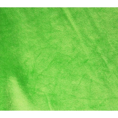 Minky Solid Blanket Fabric 60 Wide Sold by The Yard Lime