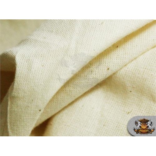 Muslin Fabric Natural Cotton Sold by The Yard 60 Wide