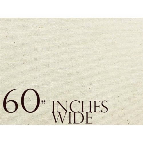 Muslin Fabric Natural Cotton Sold by The Yard 60 Wide