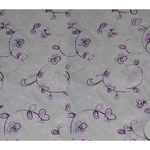 Organza Floral Dahlia Apparel Upholstery Fabric 60 Wide Sold by T...