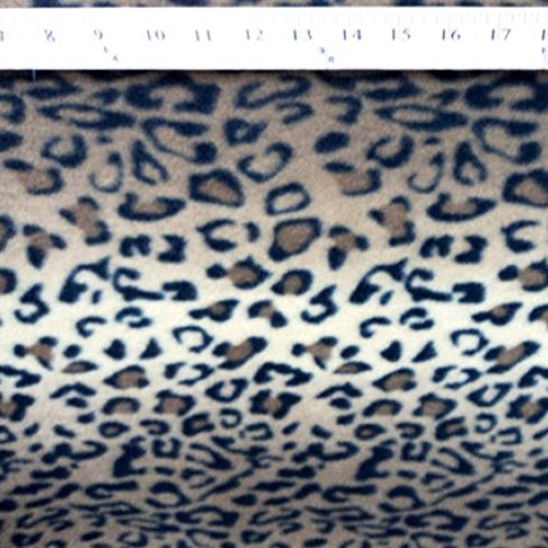 Polar Fleece Fabric Prints Animal Print Brown Leopard / 60 Wide/S...