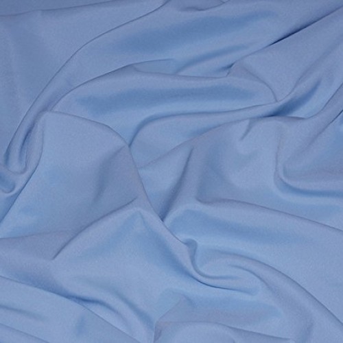Poly Poplin Solid Fabric 120 Wide Sold by The Yard Sky Blue