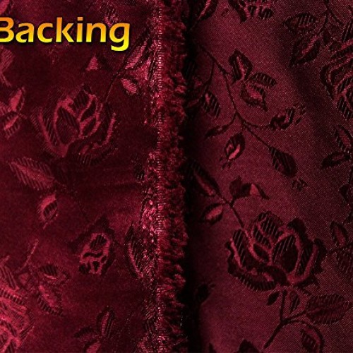 Satin Floral Jacquard Fabric 58 Wide Sold by The Yard Burdy