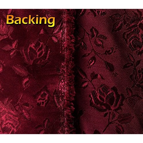 Satin Floral Jacquard Fabric 58 Wide Sold by The Yard Burdy