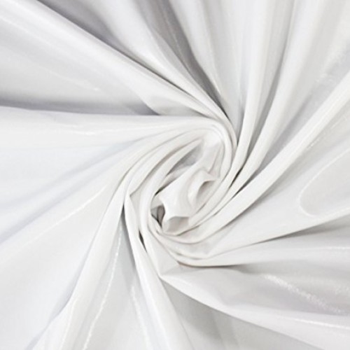 Spandex Fabric Metallic White / 60 Wide/Sold by The Yard