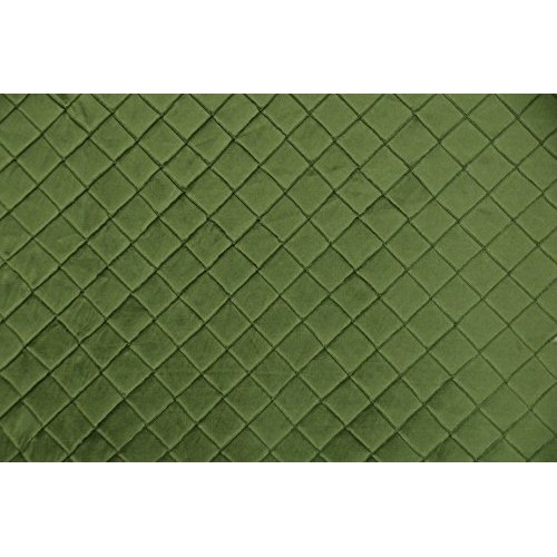 Taffeta Fabric Pintuck 1x1 Diamond 110 Wide Sold by The Yard Olive