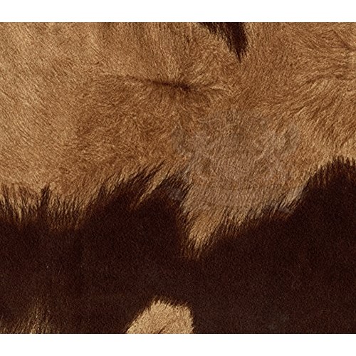 Velvet Suede Fabric Big Cow Brown / 54 Wide/Sold by The Yard