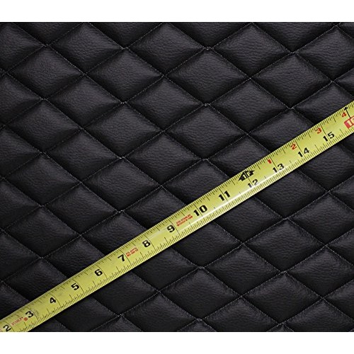 Vinyl Grain Texture Quilted Foam Fabric 2 x 3 Diamond with 3/8 ...
