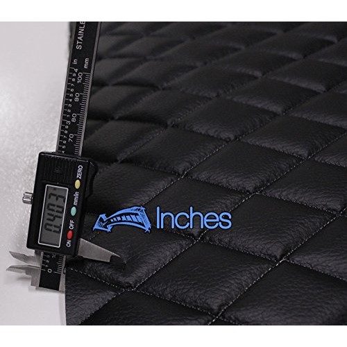 Vinyl Grain Texture Quilted Foam Fabric 2 x 3 Diamond with 3/8 ...