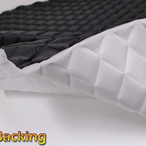 Vinyl Grain Texture Quilted Foam Fabric 2 x 3 Diamond with 3/8 ...