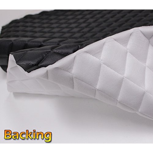 Vinyl Grain Texture Quilted Foam Fabric 2 x 3 Diamond with 3/8 ...