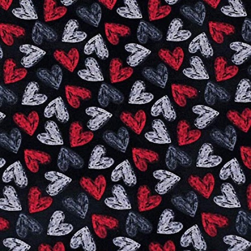 Valentines Day Love Holiday 100% Cotton Sewing Fabric fat quarter...