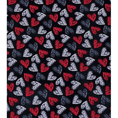 Valentines Day Love Holiday 100% Cotton Sewing Fabric fat quarter...