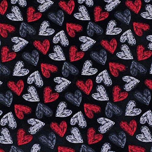 Valentines Day Love Holiday 100% Cotton Sewing Fabric fat quarter...