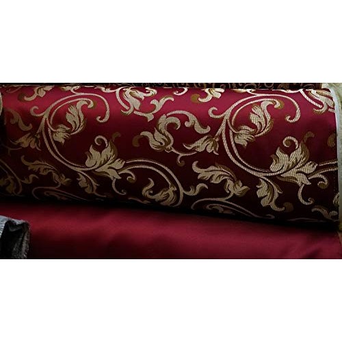 Damask Jacquard, Upholstery and Drapery 58 Jacquard Fabric Sold b...