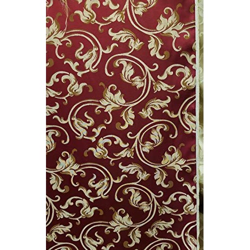 Damask Jacquard, Upholstery and Drapery 58 Jacquard Fabric Sold b...