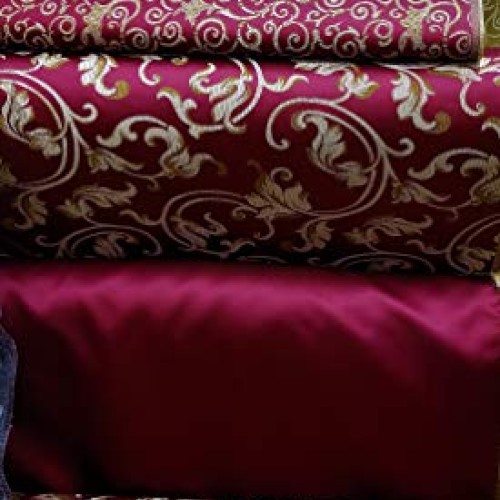 Damask Jacquard, Upholstery and Drapery 58 Jacquard Fabric Sold b...