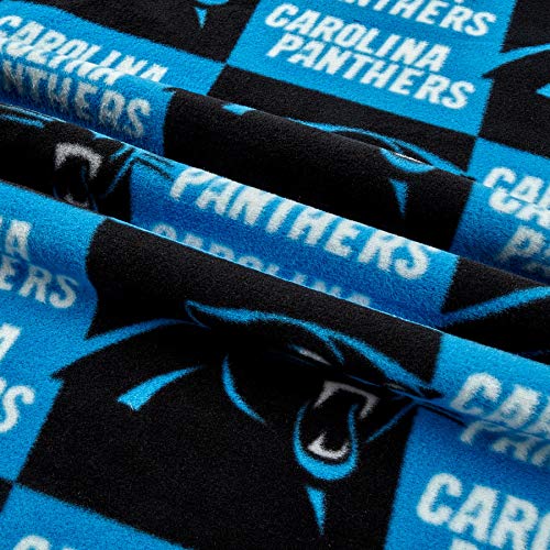 Fabric Traditions FU-098 NFL Fleece Carolina Panthers Fabric by Th...
