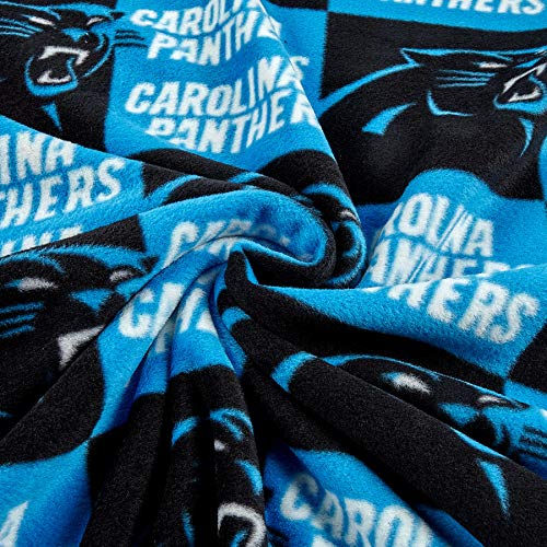 Fabric Traditions FU-098 NFL Fleece Carolina Panthers Fabric by Th...