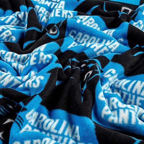 Fabric Traditions FU-098 NFL Fleece Carolina Panthers Fabric by Th...