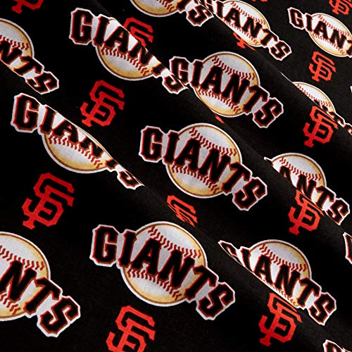 Fabric Traditions MLB Cotton Broadcloth San Francisco Giants Orang...