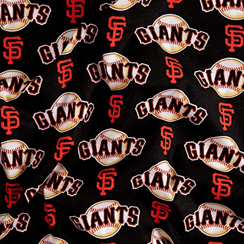 Fabric Traditions MLB Cotton Broadcloth San Francisco Giants Orang...