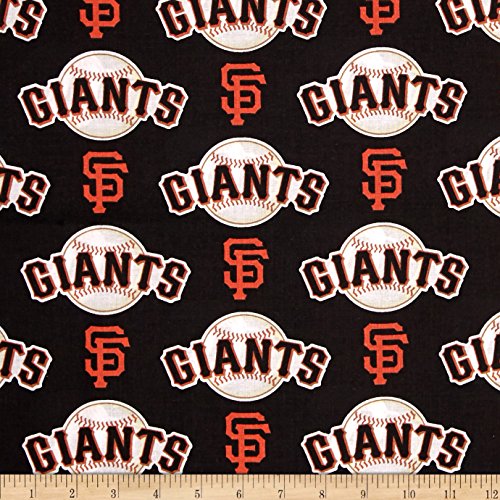 Fabric Traditions MLB Cotton Broadcloth San Francisco Giants Orang...