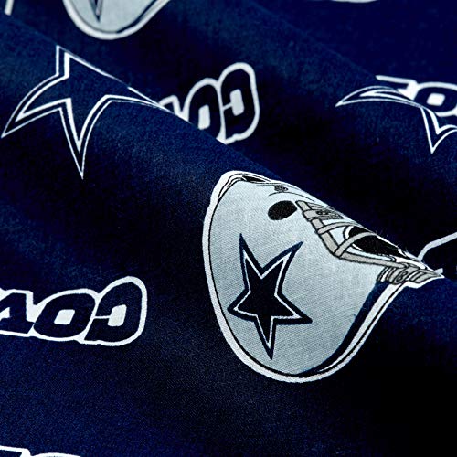 Fabric Traditions NFL Cotton Broadcloth Dallas Cowboys Blue Fabric...