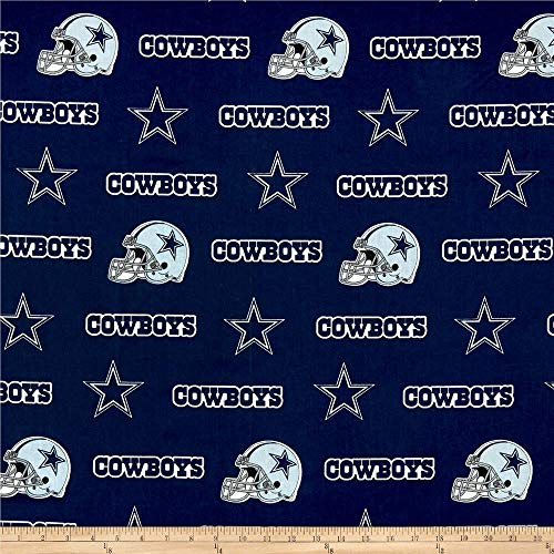 Fabric Traditions NFL Cotton Broadcloth Dallas Cowboys Blue Fabric...