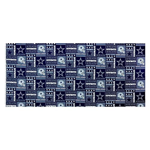 Fabric Traditions NFL Cotton Broadcloth Dallas Cowboys Patchwork B...