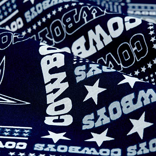 Fabric Traditions NFL Cotton Broadcloth Dallas Cowboys Patchwork B...