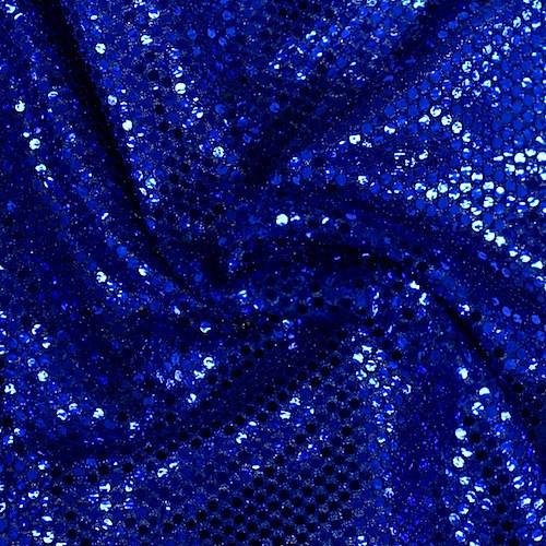 Faux Sequin Knit Fabric Shiny Dot Confetti for Sewing Costumes App...