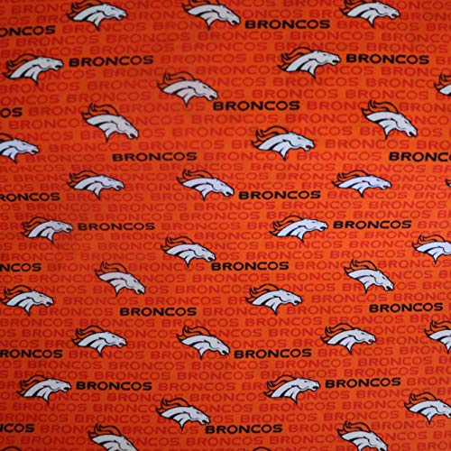 100% Cotton Broadcloth Licence NFL Print 60 Wide Fabric Sold by T...