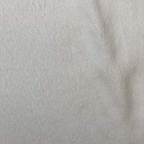 FabricLA Printed Fleece Fabric - 2 Yards Solid - White