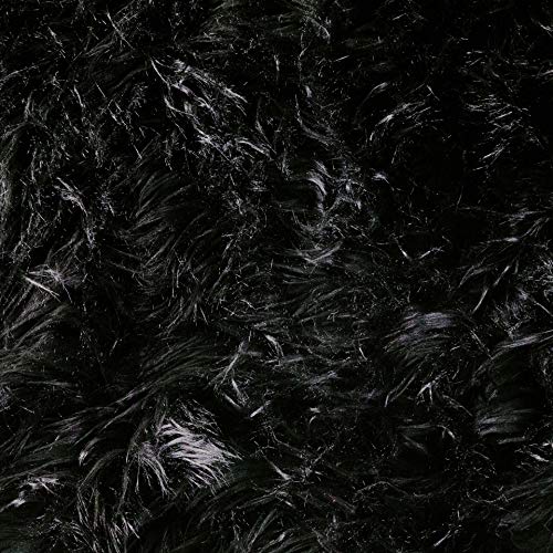 FabricLA Shaggy Faux Fur Fabric | 60 X 36 Inches | DIY Craft, Ho...