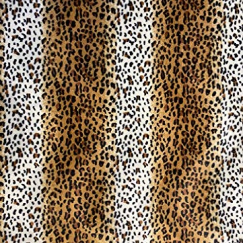 Velboa S-Wave Fabric Short Pile Faux Print - 60 W Cheetah, 1 Yard