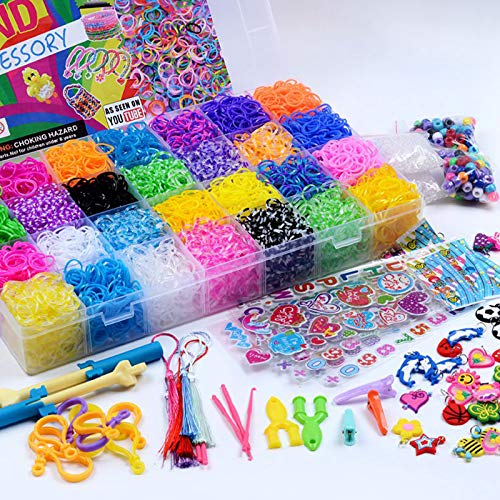 12000+ Rubber Bands Refill Loom Set: 11,000+ DIY Loom Bands in 28 ...