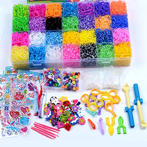 12000+ Rubber Bands Refill Loom Set: 11,000+ DIY Loom Bands in 28 ...
