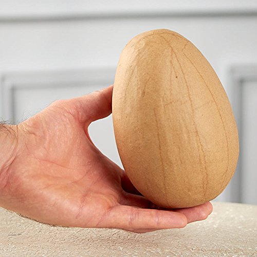Paper Mache Craft Eggs Set of 6