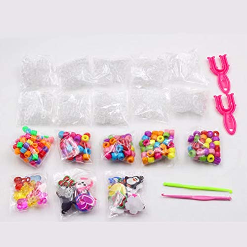 Rubber Loom Bands 11,000 + Bracelet Making Kit, 500 S-Shaped Clips...