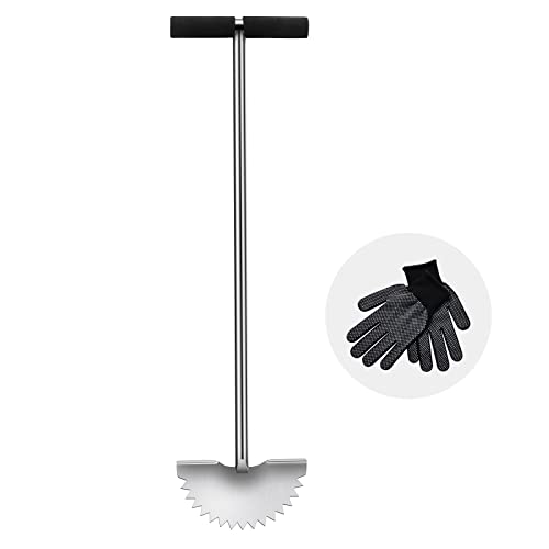Fadown Edger Lawn Tool Half Moon Lawn Edger with Saw-Tooth Blade f...