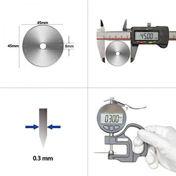 Fahung 45mm Rotary Cutter for Fabric Rotary Cutter with Safety