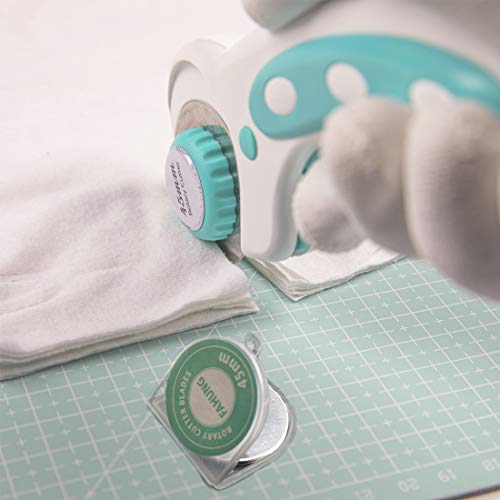 Fahung 10 Pack Rotary Cutter Blades 45mm Compatible with Fiskars/O...