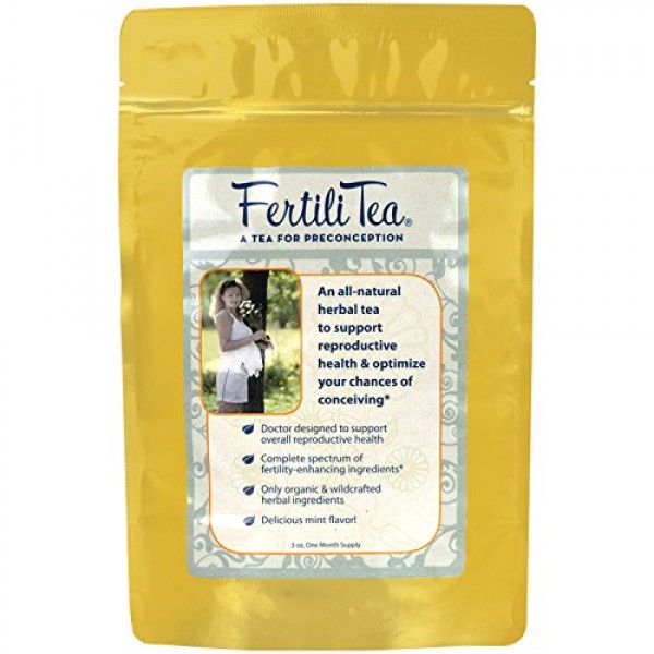 FertiliTea: Organic Fertility Tea, 60 Servings, Contains Vitex
